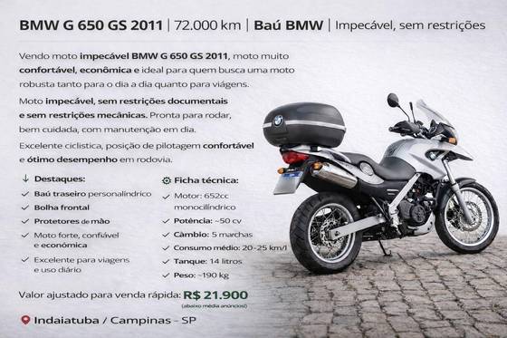 BMW G 650 GS 
